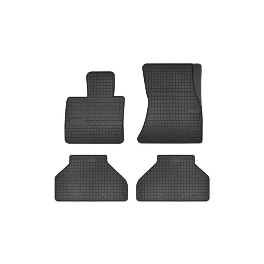 FROGUM Tailored 546337 Floor mat set Elastomer, Front and Rear, Quantity: 4, Black, (LHD)