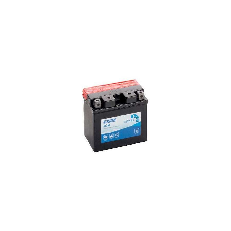 Exide ETZ7BS Motorcycle Battery 12V 6AH 100A | Duco Car Parts UK Car Parts