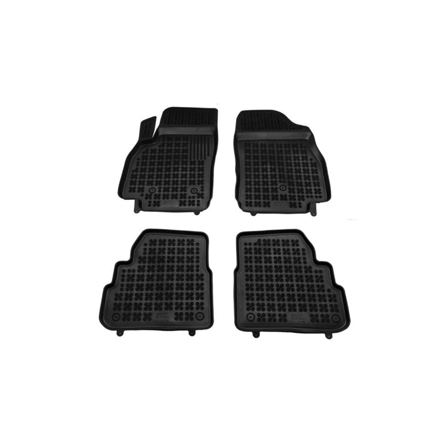 REZAW PLAST 200521 Floor mat set for OPEL Karl (C16) Elastomer, Front and Rear, Black