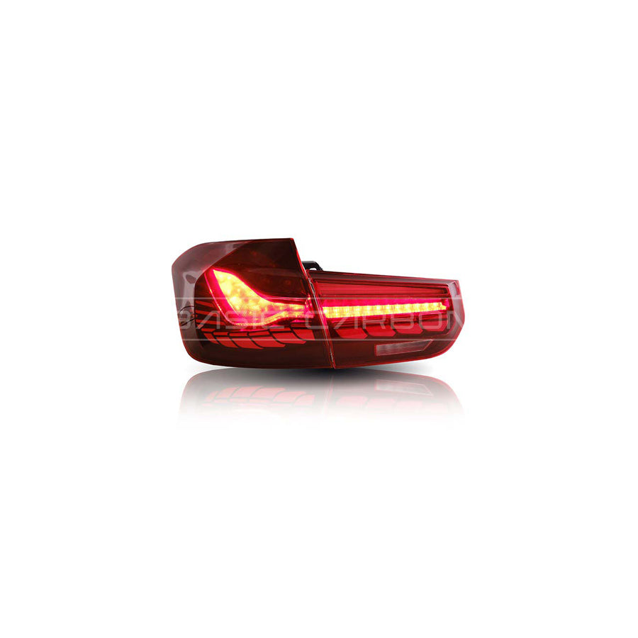Basic Carbon BMW F30 F35 F80 GTS Style LED Tail Lights (Inc. 330i, 335i, 340i & M3)