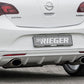 Rieger 00051324 Opel Astra J Rear Diffuser