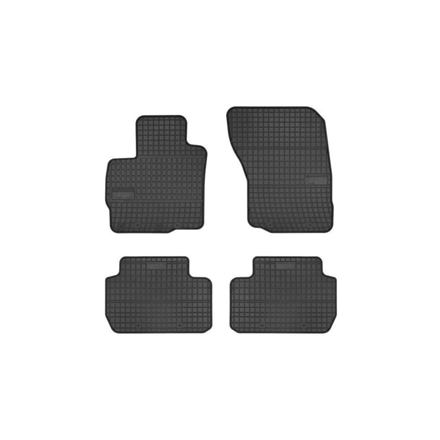FROGUM Tailored 0485 Floor mat set for MITSUBISHI Outlander III Off-Road (GG, GF) Elastomer, Front and Rear, Quantity: 4, Black, (LHD)