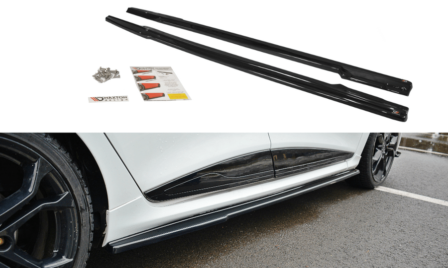 Maxton Design RE-CL-4-RS-SD1T Side Skirts Diffusers Renault Clio RS MK4 | Duco Car Parts UK Car Parts