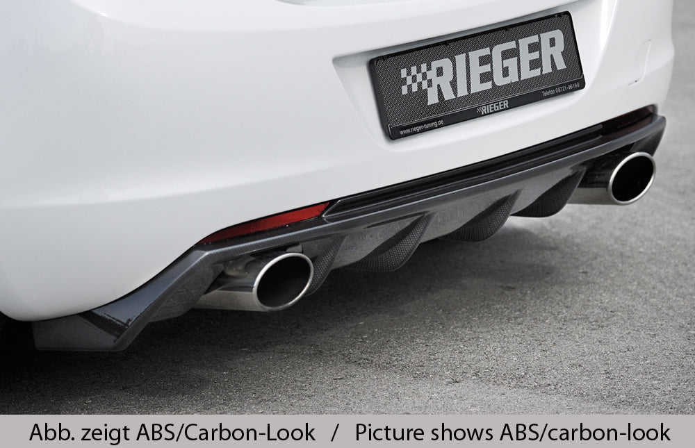 Rieger 00088114 Opel Astra J Rear Diffuser
