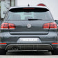 Rieger 00099657 VW Mk6 Golf GTD Rear Diffuser for Original Twin Tailpipe Left - Carbon-Look
