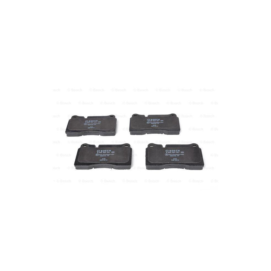Bosch 0986494351 Brake Pad Set For Land Rover Range Rover With Anti Squeak Plate BP1259