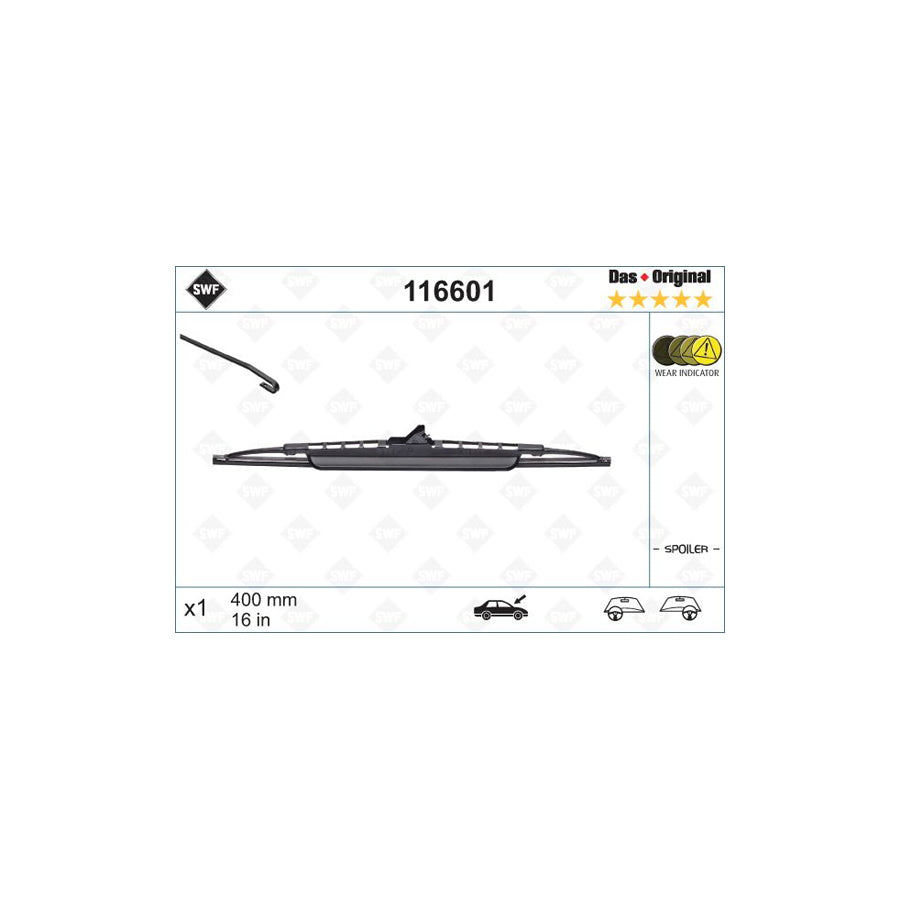 Swf Original Spoiler 116601 Wiper Blade | Duco Car Parts UK Car Parts