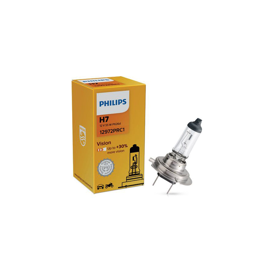 PHILIPS 12972PRCX Bulb, spotlight H7 12V 55W PX26d Halogen