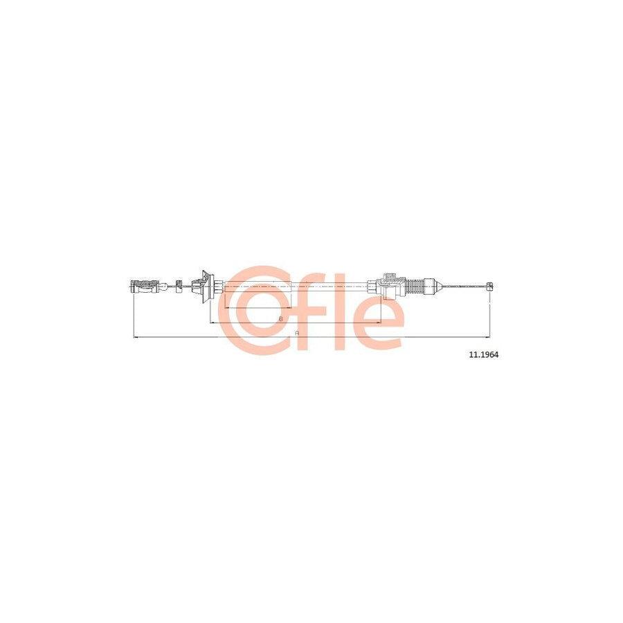 COFLE 11.1964 Throttle Cable | Duco Car Parts UK Car Parts