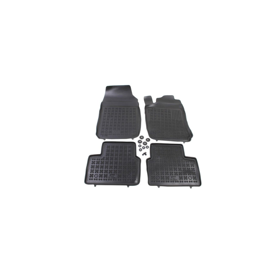 REZAW PLAST Tailored 200503 Floor mat set for OPEL VECTRA Elastomer, Front and Rear, Quantity: 4, Black
