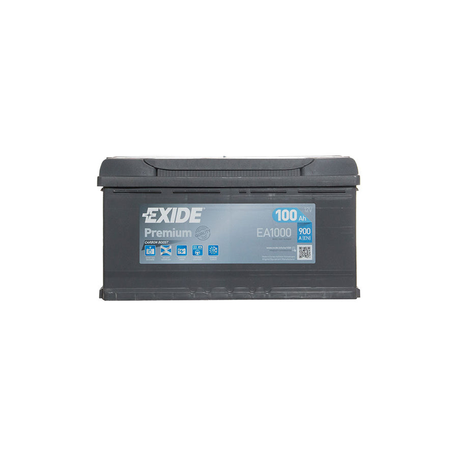 Exide Premium EA1000 017 / 019 (100Ah) Car Battery - 5 Year Guarantee