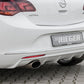 Rieger 00051324 Opel Astra J Rear Diffuser for Sport Tailpipe Left & Right -  Matte Black