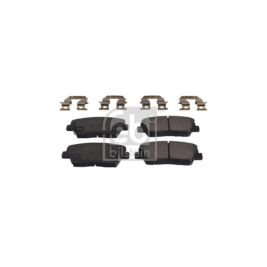 Febi Bilstein 116284 Brake Pad Set Rear Axle With Acoustic Wear Warning