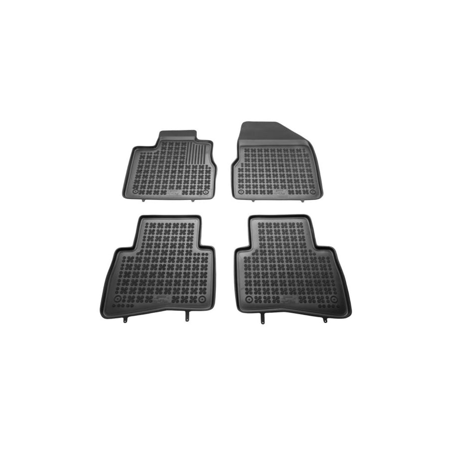REZAW PLAST 201807 Floor mat set for NISSAN Murano I (Z50) Elastomer, Front and Rear, Black