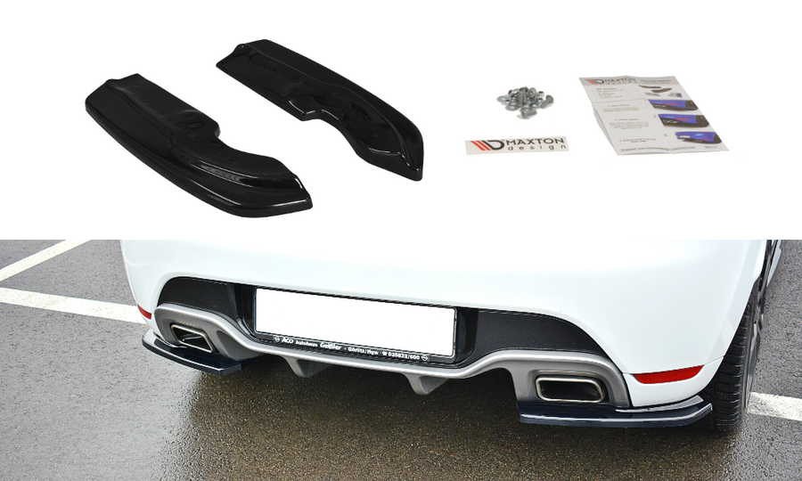 Maxton Design RE-CL-4-RS-RSD1T Rear Side Splitters Renault Clio RS MK4 | Duco Car Parts UK Car Parts