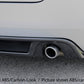 Rieger 00055268 Audi 8H A4 Rear Diffuser for Original Tailpipe Left & RIght -  Matte Black