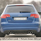 Rieger 00056777 Audi 8P A3 Rear Diffuser for Sport Tailpipe Left & Right -  Matte Black