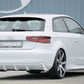 Rieger 00056786 Audi 8V A3 Rear Diffuser for Twin Tailpipe Left -  Matte Black