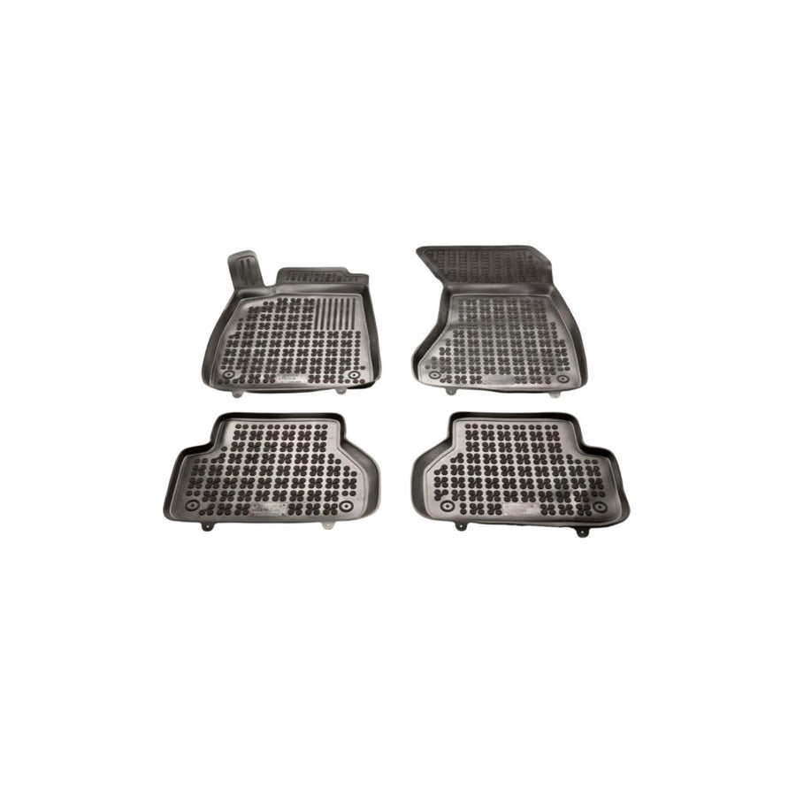 REZAW PLAST 200319 Floor mat set for AUDI A4 Elastomer, Front and Rear, Black