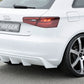 Rieger 00056786 Audi 8V A3 Rear Diffuser for Twin Tailpipe Left -  Matte Black