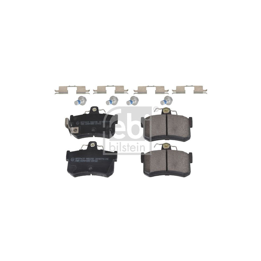 Febi Bilstein 170904 Brake Pad Set Rear Axle With Acoustic Wear Warning With Attachment Material