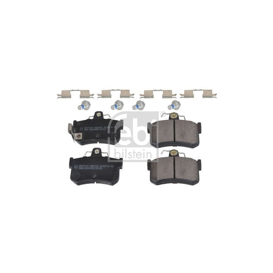 Febi Bilstein 170904 Brake Pad Set Rear Axle With Acoustic Wear Warning With Attachment Material