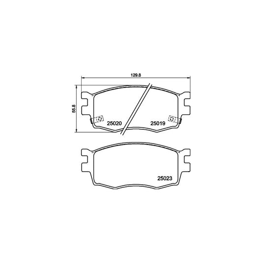 Hella 8DB 355 014 921 Brake Pad Set For Hyundai I20 I Hatchback Pb With Acoustic Wear Warning