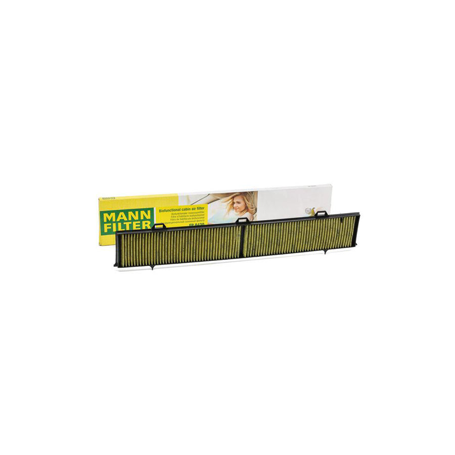MANN-FILTER FP 8430 Pollen filter Activated Carbon Filter, Activated Carbon Filter with polyphenol, Particulate filter (PM 2.5), with antibacterial action, with fungicidal effect, FreciousPlus
