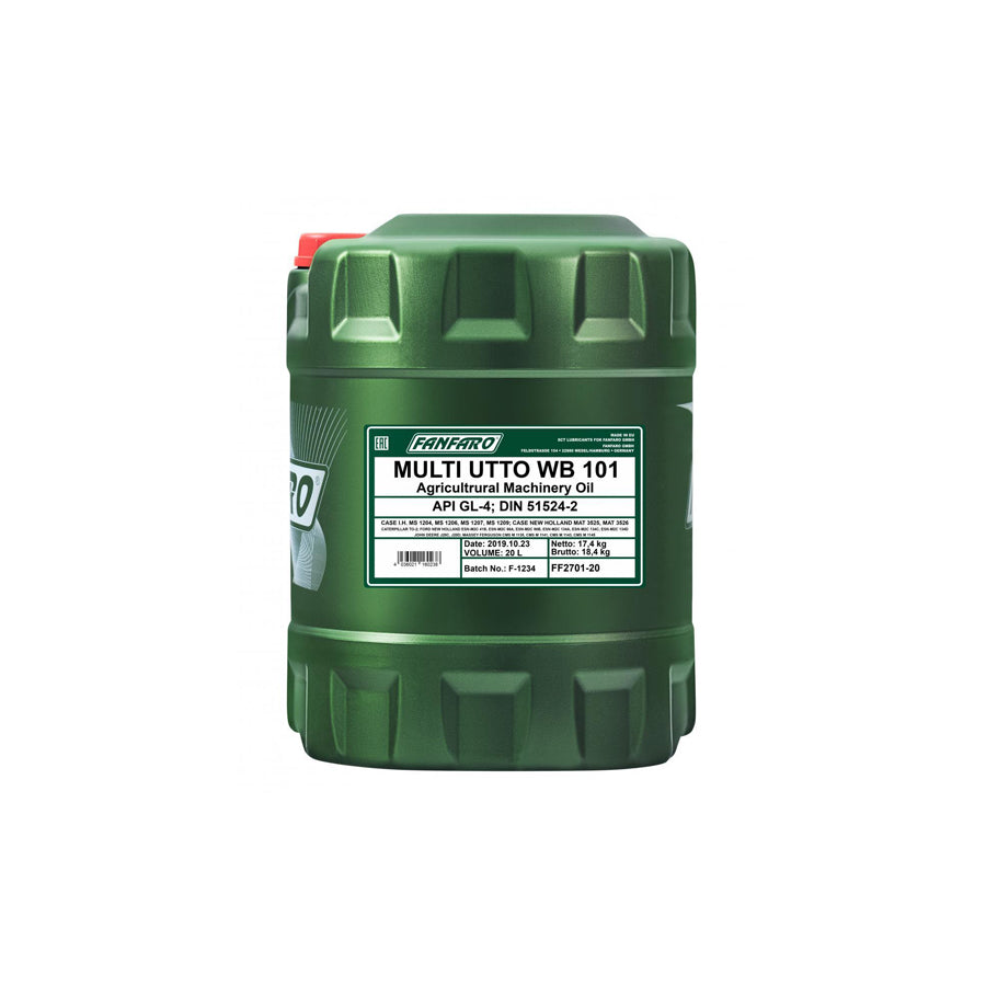 FANFARO UTTO MULTI WB 101 Multi-function Oil | Duco Car Parts UK Car Parts