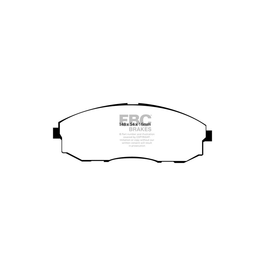 EBC DP1281 Hyundai Ultimax Front Brake Pads 2 | Duco Car Parts UK Car Parts