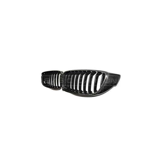 Basic Carbon BMW F30 F32 F80 F82 Gloss Carbon Fibre Kidney Grille (Inc. 340i, 440i, M3 & M4)