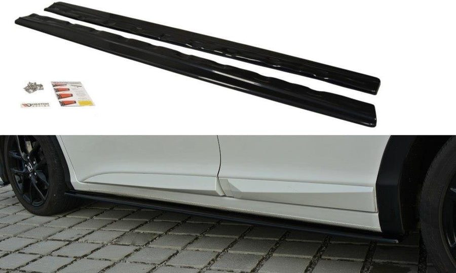 Maxton Design HO-CI-9F-SD1T Side Skirts Diffusers Honda Civic MK9 (Facelift) | Duco Car Parts UK Car Parts