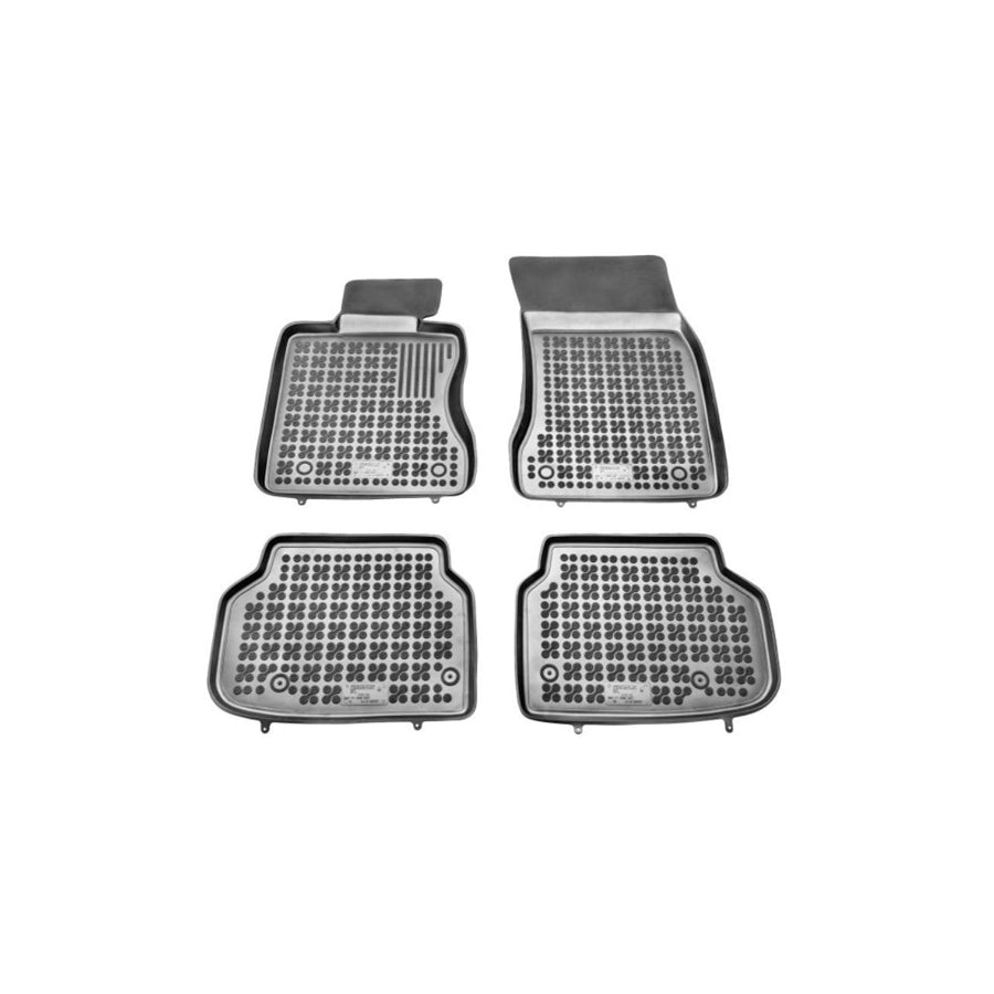REZAW PLAST 200707 Floor mat set for BMW 7 (F01, F02, F03, F04) Elastomer, Front, Black