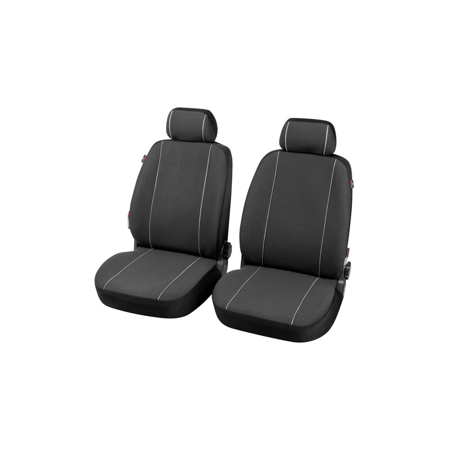 WALSER Modulo 13556 Car seat cover Black, Polyester, Front