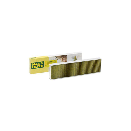 MANN-FILTER FP 4436 Pollen filter Activated Carbon Filter, Activated Carbon Filter with polyphenol, Particulate filter (PM 2.5), with antibacterial action, with fungicidal effect, FreciousPlus