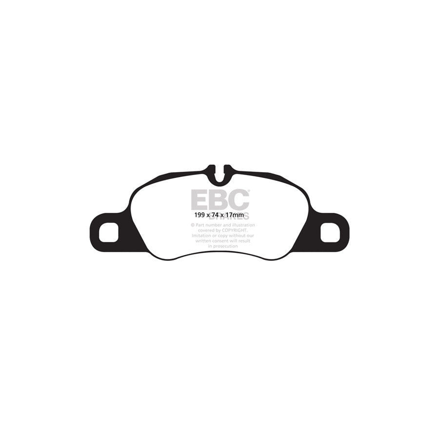 EBC PLK1690 Porsche 911 (997) Yellowstuff Pads and Brake Line Performance Pack - Brembo Caliper 2 | Duco Car Parts UK Car Parts