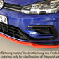 Rieger 00059581 VW Mk7 Mk7-Line Golf R Front Splitter -  Matte Black