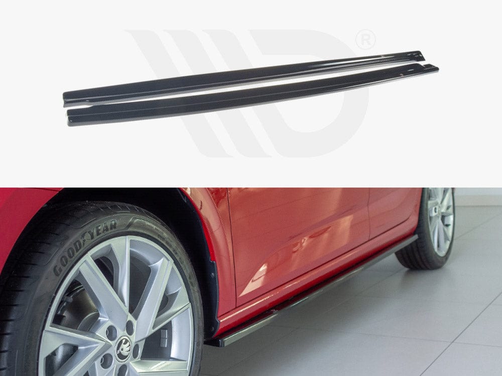Maxton Design SK-SC-1-SD1T Side Skirts Diffusers Skoda Scala (2019-up) | Duco Car Parts UK Car Parts