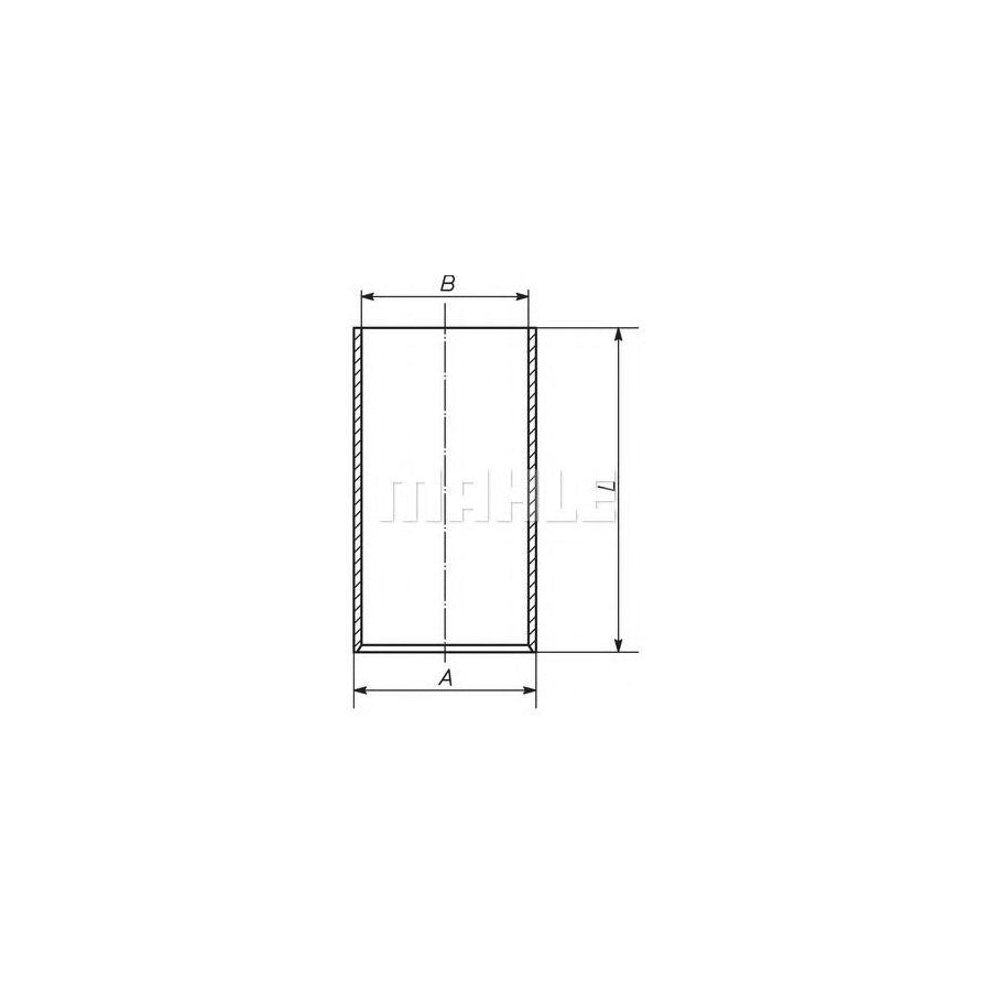 MAHLE ORIGINAL 007 WV 44 Cylinder Sleeve 82,6mm