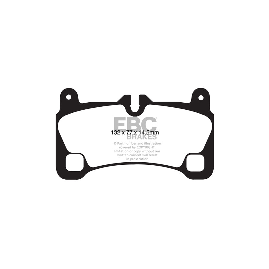 EBC PLK1694 Porsche Cayenne (9PA) Yellowstuff Pads and Brake Line Performance Pack - Brembo Caliper 3 | Duco Car Parts UK Car Parts