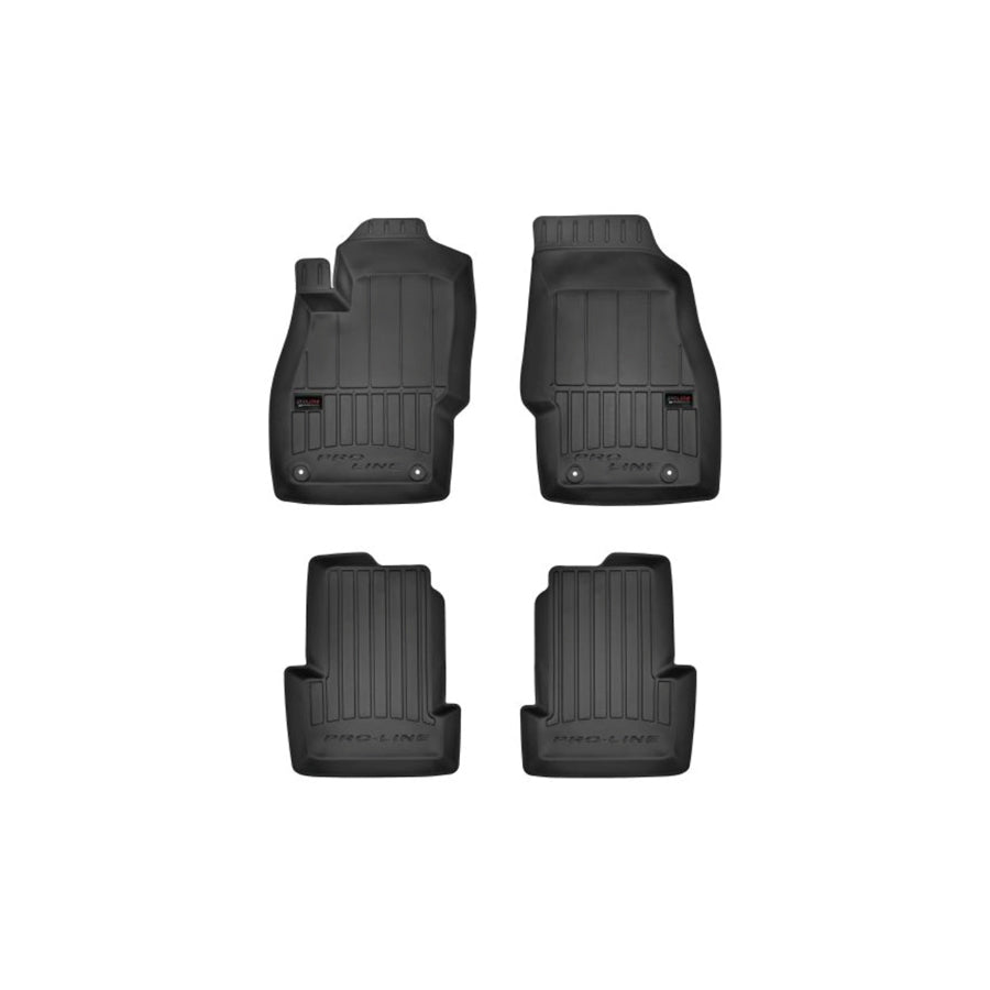 FROGUM 3D407169 Floor mat set for OPEL CORSA Elastomer, Front and Rear, Quantity: 4, Black