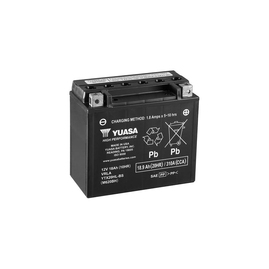 Yuasa YTX20HL-BS 12V High Performance Maintenance Free Motorbike & Motorcycle Battery