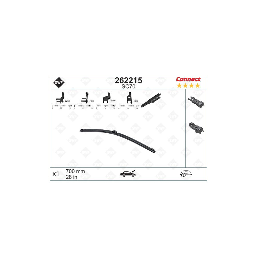 Swf Alternative Connect 262215 Wiper Blade | Duco Car Parts UK Car Parts