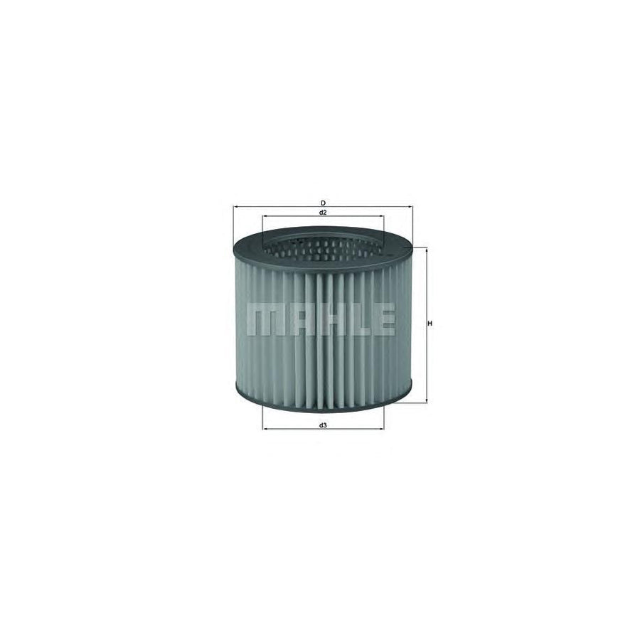 MAHLE ORIGINAL LX 305 Air Filter for MITSUBISHI L300 / DELICA Filter Insert