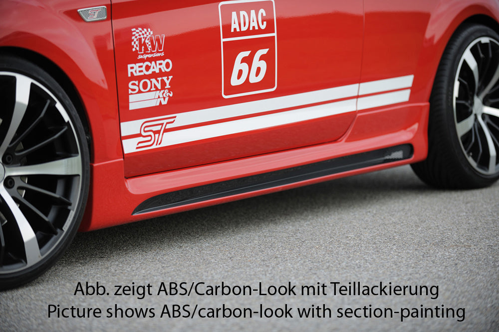 Rieger 00034133 Ford Focus 2 Right Side Skirt (Inc. Focus 2 ST)