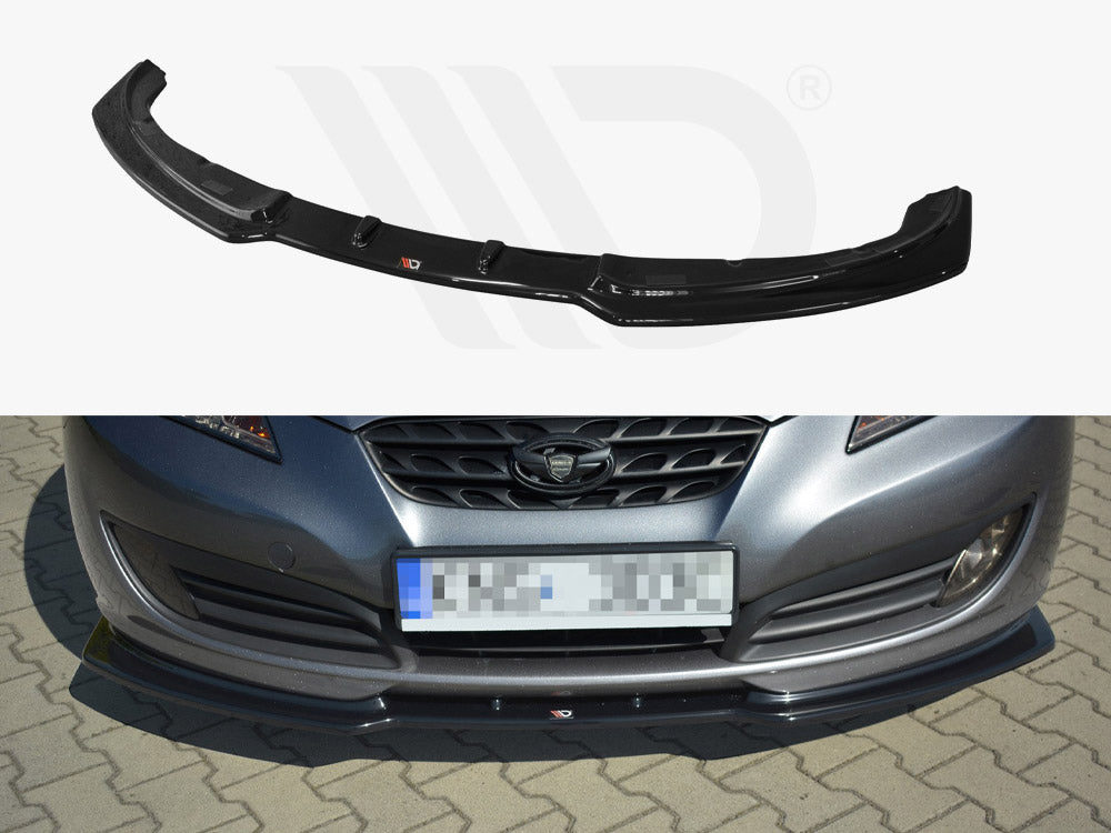 Maxton Design HY-GE-1-C-FD1T Front Splitter Hyundai Genesis MK1 Coupe (2009-2012) | Duco Car Parts UK Car Parts