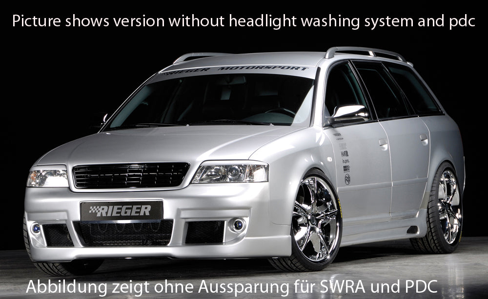 Rieger 00055304 Audi 4B A6 Front Bumper - S6-Look