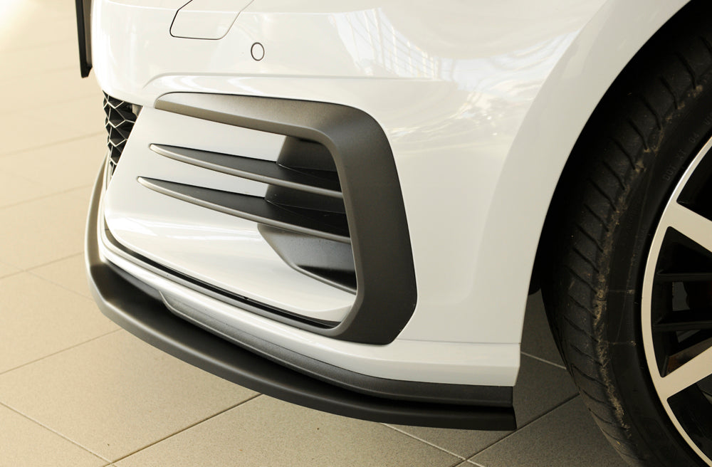 Rieger 00059580 VW Mk7 Golf Front Splitter (GTI, GTD & GTE) -  Matte Black