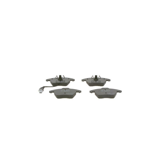 Bosch 0986495412 Brake Pad Set Incl Wear Warning Contact With Anti Squeak Plate With Mounting Manual With Piston Clip BP2231
