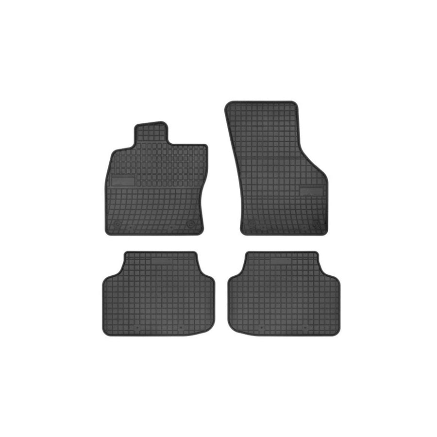 FROGUM Tailored 0365 Floor mat set for SKODA OCTAVIA Elastomer, Front and Rear, Quantity: 4, Black, (LHD)